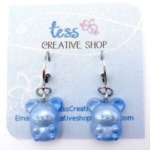 Small Resin Mice Earrings NEW